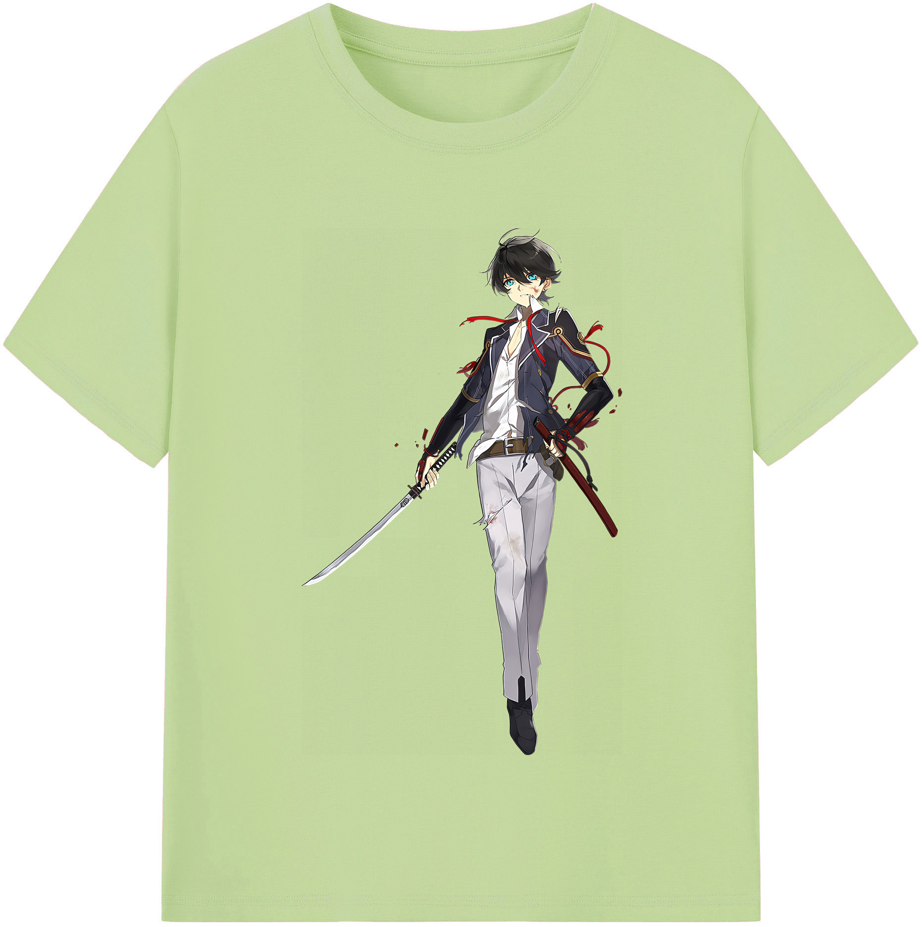 （画像用） 刀剣乱舞 Touken Ranbu 綿100％半袖Tシャツ（フロントプリント）